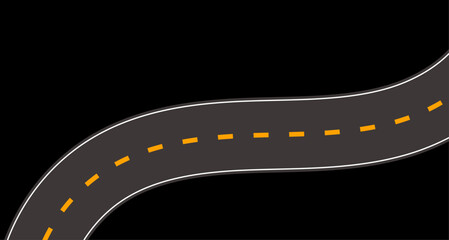 Fototapeta premium sfondo, strada, curve, viaggio 