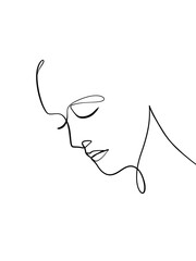 Woman One Line Illustration– Minimalist Female Wall Art