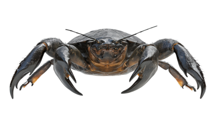 Giant water bug in aggressive stance Transparent background, PNG file