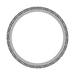 Decorative frame in Greek style.