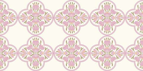 Seamless watercolour and unique floral pattern background for covers, notes, banner. Soft backgrounds colour. Watercolour art work. Flower stalk. Colourful flower.