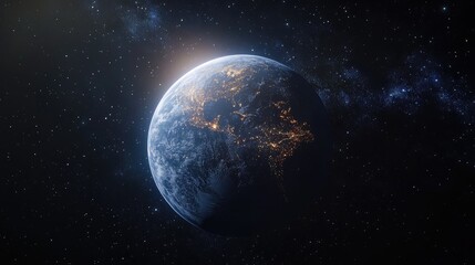 Earth seen from space