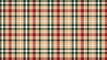 Christmas Pattern seamless of green, red and white vector plaid. Set Holiday background for greeting card. Tartan plaid seamless pattern red, green ,white.