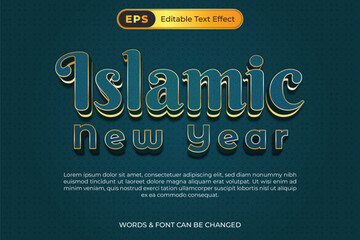 Islamic New Year Text Effect