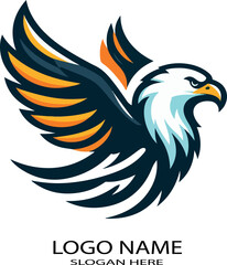 Flying Eagle  Logo icon vector .