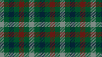 Christmas Pattern seamless of green, red and white vector plaid. Set Holiday background for greeting card. Tartan plaid seamless pattern red, green ,white.