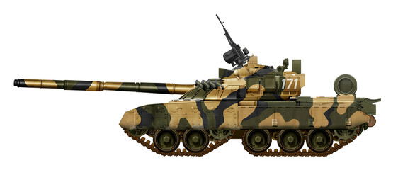 Obj-478TB (MBT concept based on the T-84 tank, using a chassis with tandem tracks) © Tikros