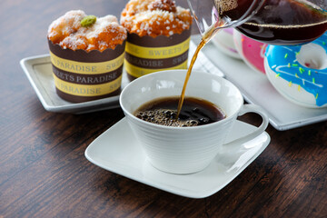 コーヒーとスイーツ