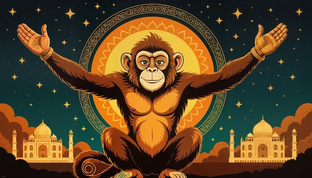 The indian monkey 