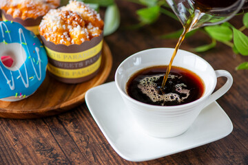 コーヒーとスイーツ