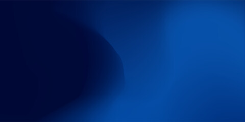 Gradient blue abstract background with a soft curve and smooth lighting.