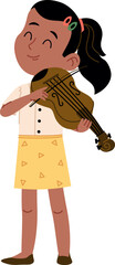 Girl Playing Violin