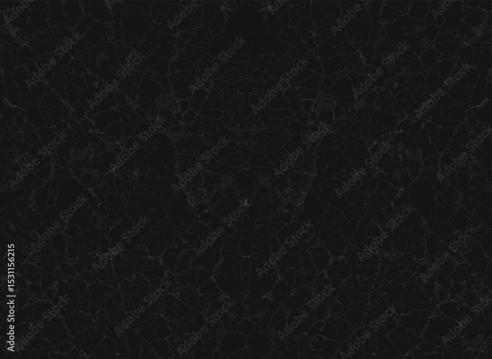 Poster abstract dark background with intricate crackled texture resembling veins on a dark stone surface, c