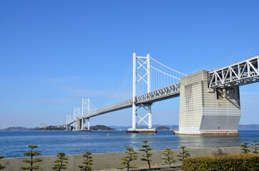 瀬戸大橋　大きい橋