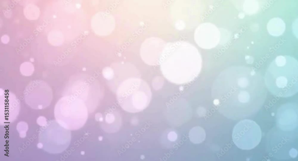 Poster pastel gradient bokeh background with soft circles for a dreamy and ethereal feel