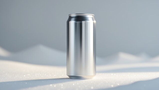 250ml clean aluminum beverage drink soda slim can isolated on white background.
