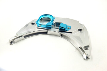 scooter motorbike tank cover isolated on white background