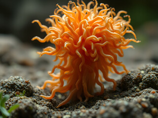 Worms forming intricate superorganism, a fascinating biological collaboration