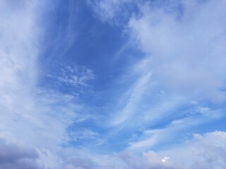 blue sky with clouds