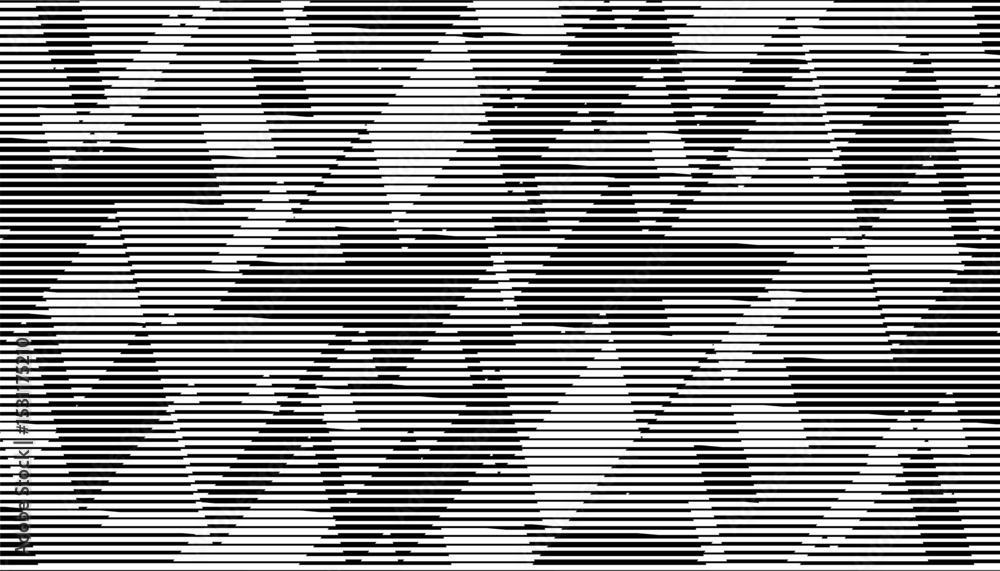 Poster black and white abstract sharp pattern with lines effect. for sporty background and jersey design. f