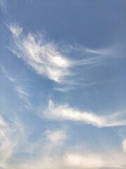 blue sky with clouds
