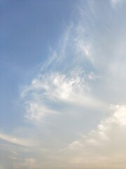 blue sky with clouds