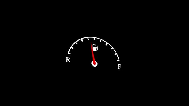 Animation of fuel gauge Fuel Gauge Animation, Fuel Meter Dashboard ,Fuel Meter Dashboard, modern stylish speed meter, Full gas fuel dashboard meter