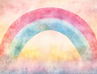 Cotton Candy Rainbow Bliss, background, rainbow, pastel, design, abstract, pink, vector, light, illustration, pattern, blue, colorful. 