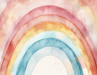 Soft Skies in Rainbow Hues, background, rainbow, pastel, design, abstract, pink, vector, light, illustration, pattern, blue, colorful. 
