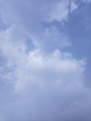 blue sky with clouds