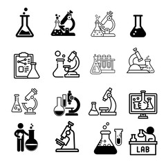 Laboratory icon design vector image