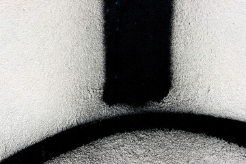 black and white paint