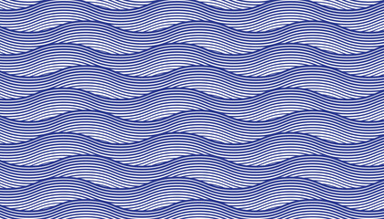 Abstract blue wave pattern design background. Vector illustration