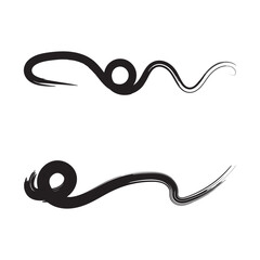 Abstract Fluid Curves and Dynamic Line Art