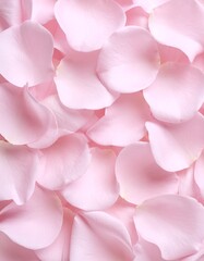 Obraz premium Soft pink rose petals create a delicate, textured floral background, perfect for romantic themes