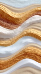 Rippled Sand Texture Pattern Under Diffused Light
