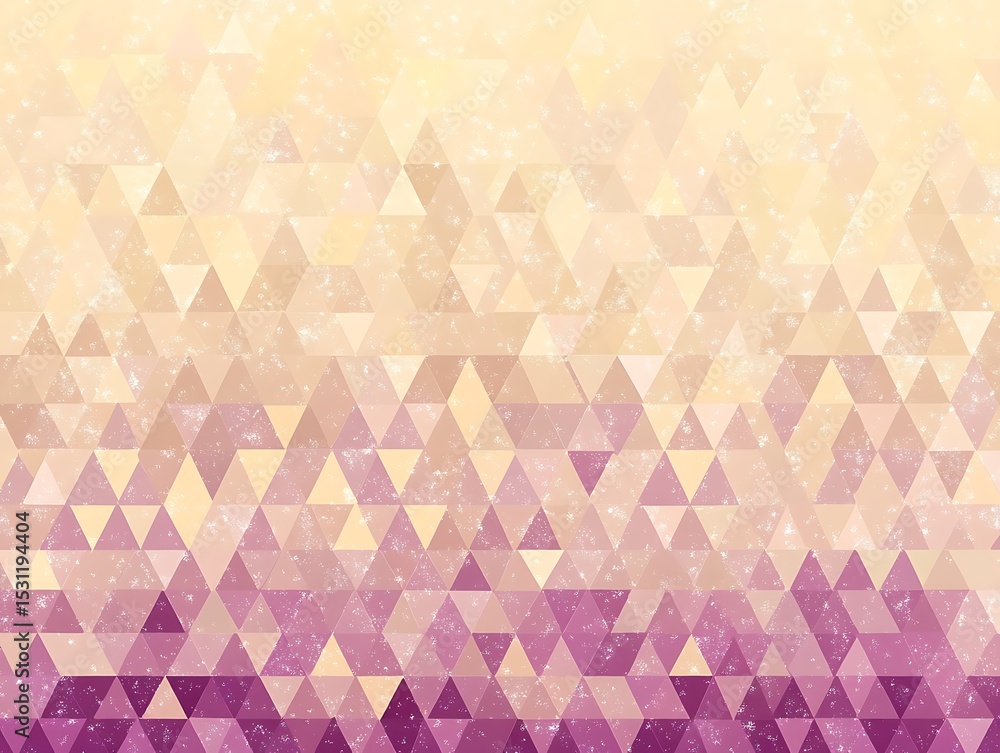Poster triangle mosaic abstract pattern background, gentle gradation of color
