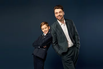 Fotobehang Celebrating fatherhood in style during the joyful occasion of Fathers Day 2025 © LIGHTFIELD STUDIOS