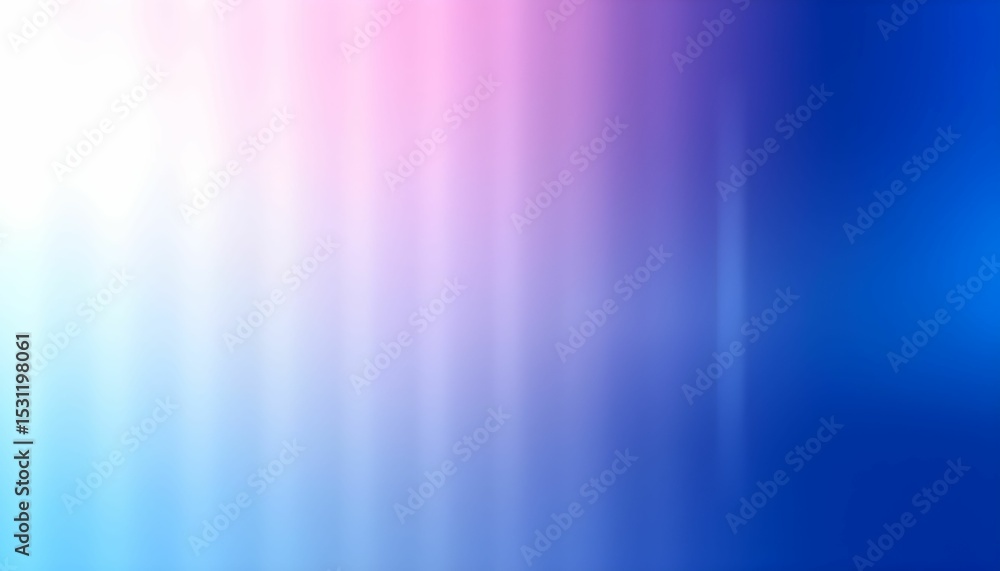 Poster abstract gradient background with vertical lines blending from white and pink to blue.