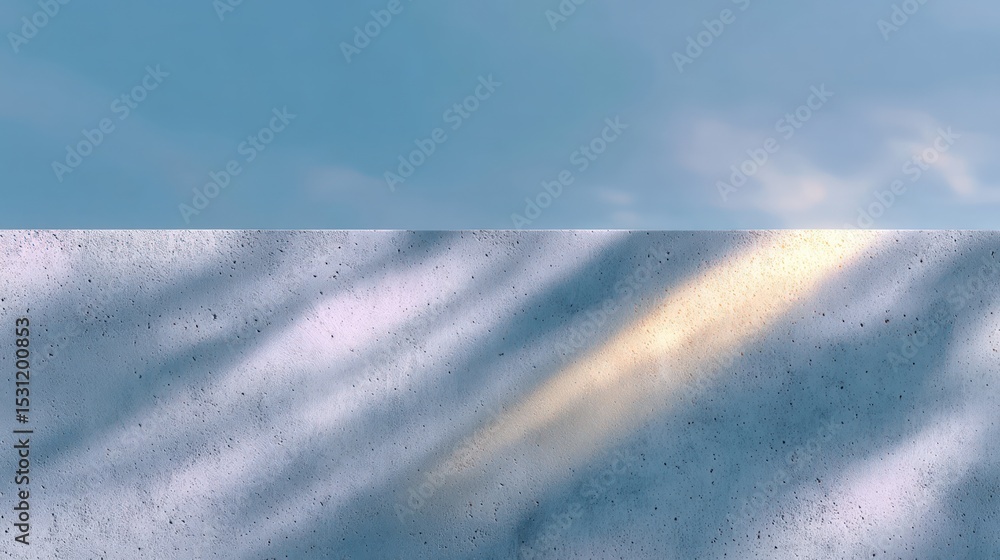 Poster abstract concrete texture background with soft horizontal sunlight