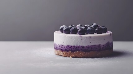 Delicious Blueberry Cheesecake Dessert Awaits Indulge in this creamy layered dessert topped with fresh blueberries a perfect treat for any occasion