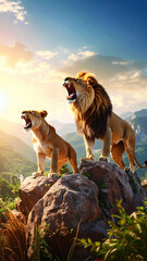 leones, animal, felinos, inhospitalario, crin, fauna, zoo, rey, carnivoros, felíno, mamífero, naturaleza, depredador, retrato, leo, safari, abultado, pelaje, blanco, cara, administrar, jungla, elevado