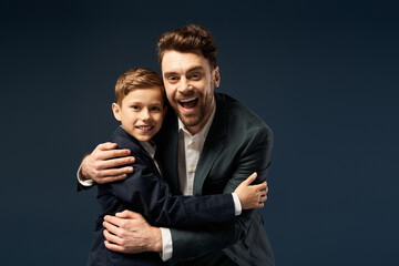 Celebrating fatherhood in a joyful embrace during Fathers Day festivities in 2025