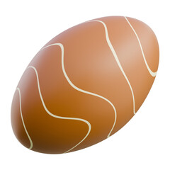 3D Render Close-up of a milk chocolate bar with white icing drizzle, ideal for confectionery and dessert promotions.