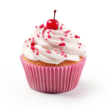 cupcake with cherry