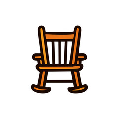 Chair vector icon pack for interior decoration and workspace design, flat seat illustration for home furniture use, modern symbol asset for digital and graphic UI styling