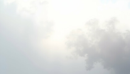 Grey Cumulus Clouds in Overcast Sky Atmosphere
