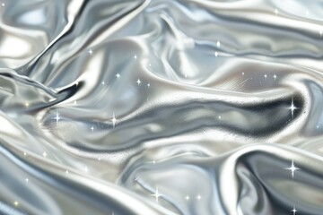 Detailed Image of Silver Background with Shining Flasheshigh Detail, 8K