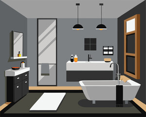 Modern Minimalist Bathroom Interior Design