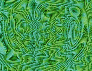Abstract Green Swirl Marble Texture Background